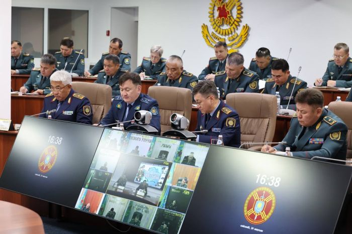 ІІМ Ұлттық ұланында Әскери кеңес отырысы өтті