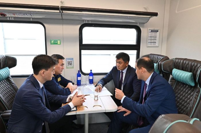 Туризмді дамыту мәселелері бойынша көшпелі кеңес электр пойызында өтті​