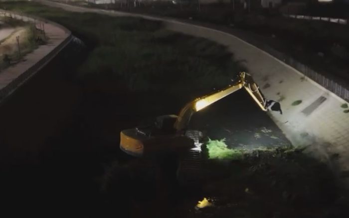 Құрсайда канал түбін тереңдету жұмыстары тәулік бойы жүріп жатыр