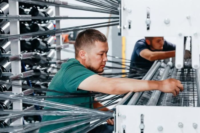 Атырау облысында жаңа тоқыма өндірісі іске қосылды