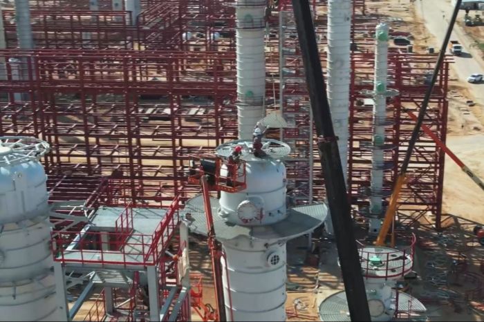 Қашағандағы газ зауыты құрылысының барысы: QazaqGaz кезекті тексеру жүргізді