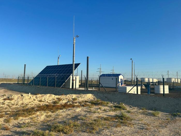 Атырауға бағытталған мұнай құбыры учаскесі гибридті энергиямен қамтамасыз етілді