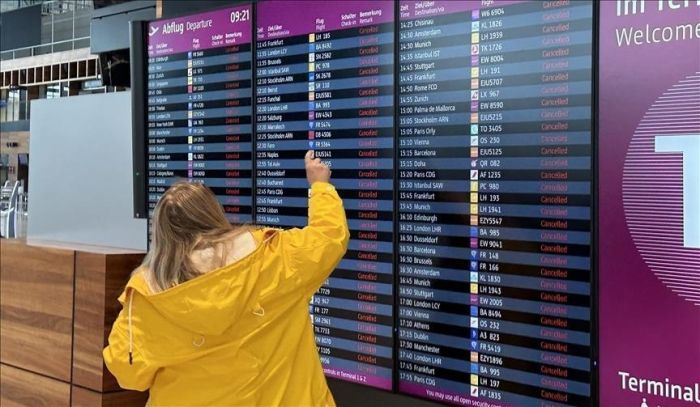 Мюнхен әуежайында барлық рейстер тоқтатылды