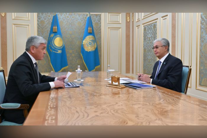 Мемлекет басшысы Қарағанды облысының әкімі Ермағанбет Бөлекпаевты қабылдады