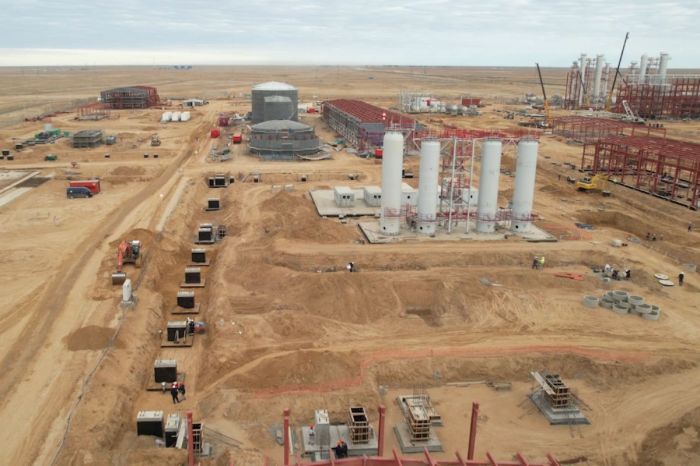 ​Қашағандағы ГӨЗ: құрылыс кестеге сай жалғасып жатыр​