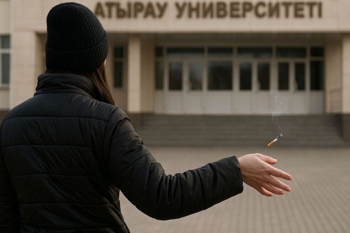 Атырау тұрғыны көшеде темекі қалдығын тастағаны үшін айыппұл арқалады