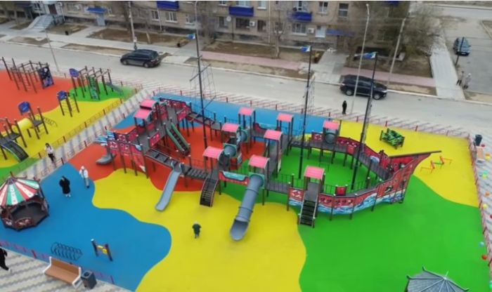 Индерде заманауи ойын алаңы ашылды