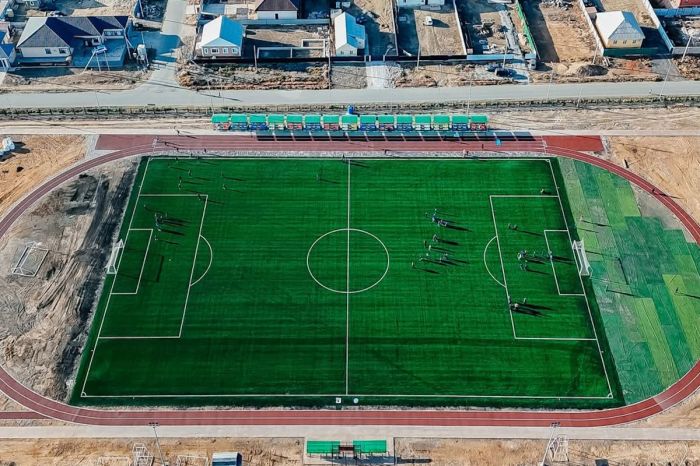 ​УЕФА стандарттары - өңірде: Атырау облысында ​жаңартылған стадион іске қосылды