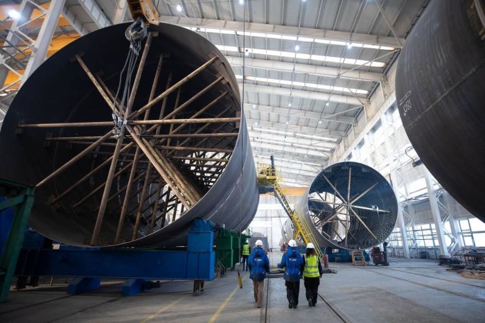 Атырауда болашақ полиэтилен зауыты үшін алып жабдықтар жасалуда