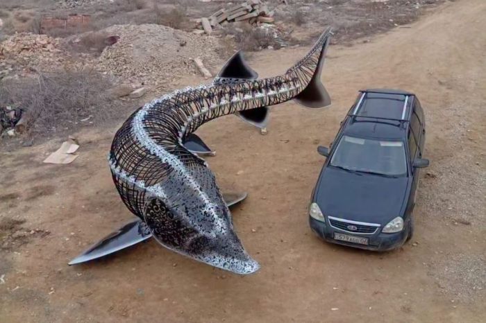 Индер ауданындағы мүсінші жаңа туындысын ұсынды