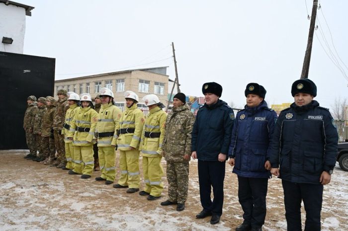 Ақжайық ауылында «Ауыл құтқарушылары» бағдарламасы аясында өрт сөндіру пункті​ ашылды
