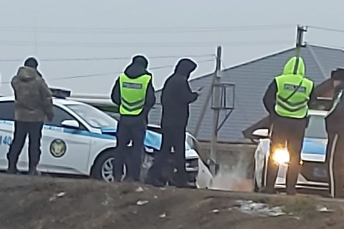 ​Атырауда патрульдік автокөлік жол апатына ұшырады