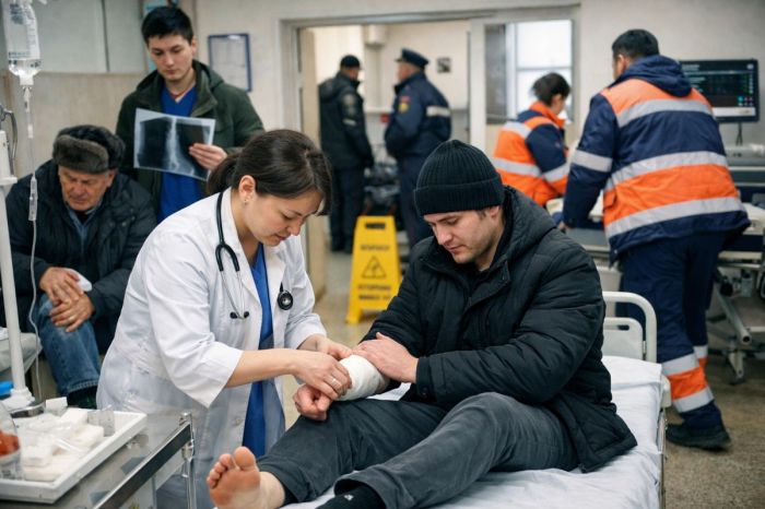 Көктайғақтан Құлсарының 16 тұрғыны ауруханаға түсті