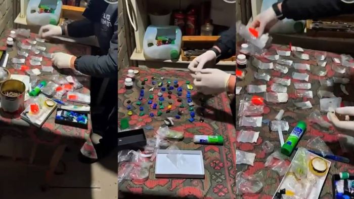 Ақтөбеде ірі көлемдегі синтетикалық есірткі тәркіленді 