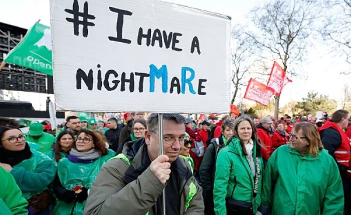 Брюссельде 100 мыңға жуық адам үнемдеу шараларына қарсы наразылыққа шықты