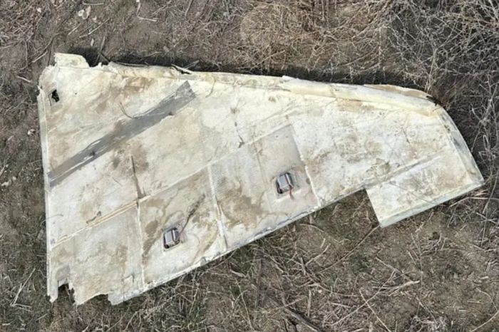 Атырау облысында дронға ұқсас сынықтар табылды