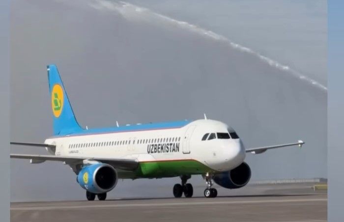 Атырауға Ташкенттен алғашқы тікелей рейс қонды