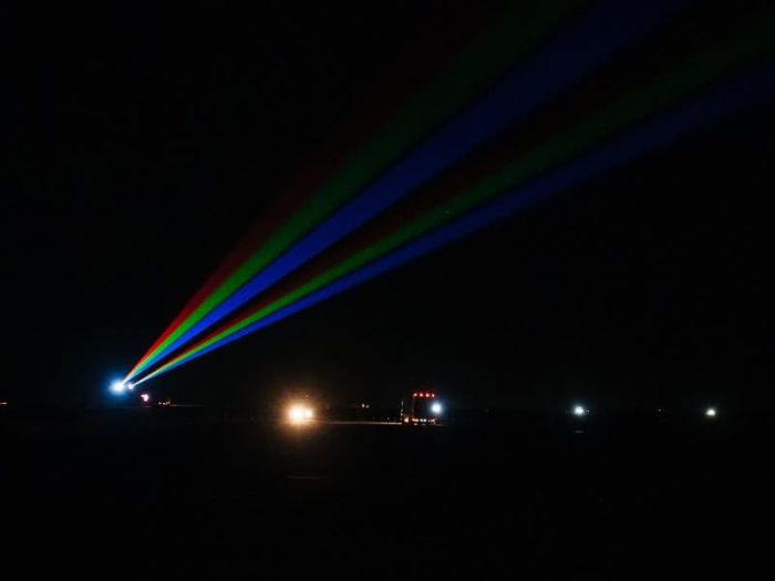 Атырау трассасында жүргізушілерге лазерлік бағдарлау орнатылды