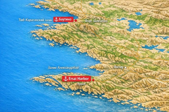 Баутино ма, әлде Ersai ма: Теңіздегі жаңа зауыт үшін жеткізу жолдары анықталуда