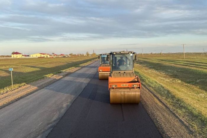 ​Атырау – Орал автожолының учаскесінде орташа жөндеу жұмыстары жалғасып жатыр