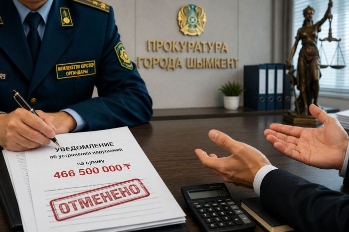 ​Шымкентте бизнестің құқығын бұзған салық қызметкерлері жазаланды