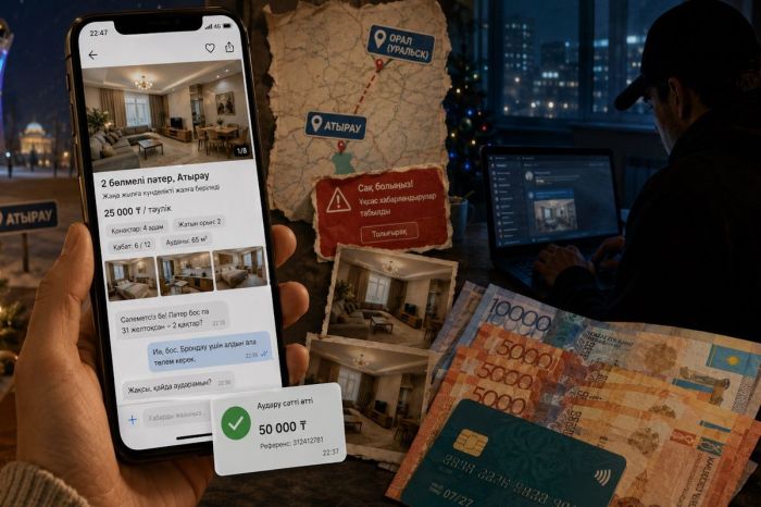 ​Мерекені атап өтуге арналған жалған пәтер: Орал тұрғыны OLX арқылы атыраулықтарды алдап кетті