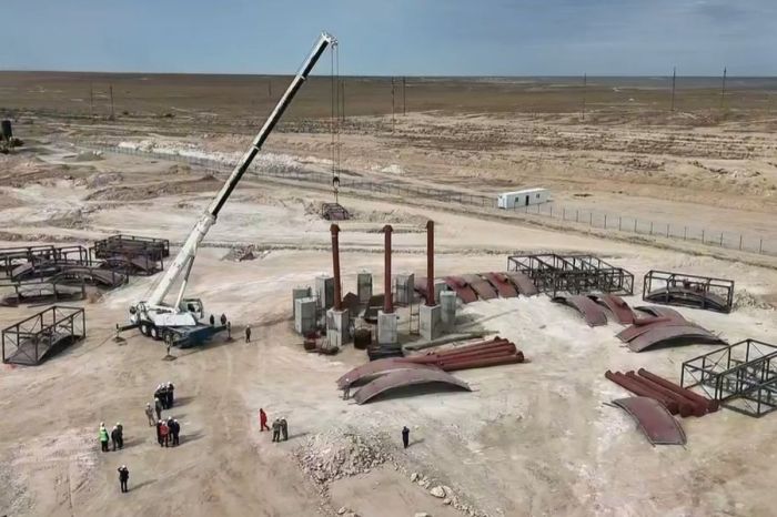 Қытайдан Жаңаөзенге  газ өңдеу зауыты жабдығының бірінші партиясы жөнелтілді
