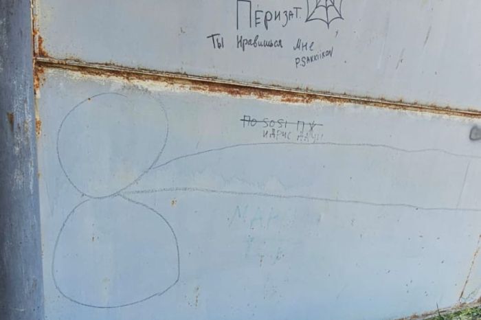 Атырауда әкім резиденциясының қоршауына анайы суреттер салынған