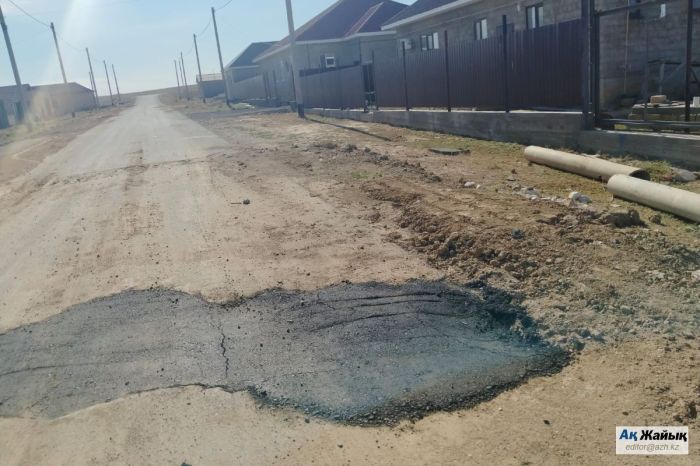 Индерборда кәріз жұмыстары жол сапасына әсер етті