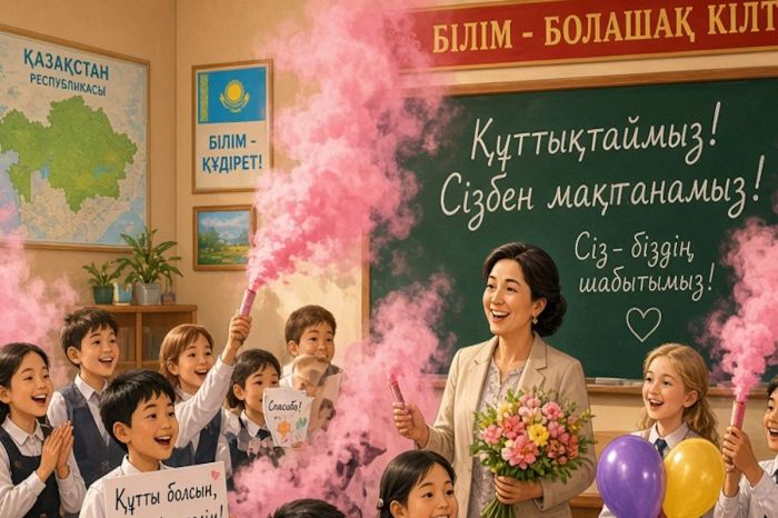 Мерекелік құттықтау төтенше жағдайға айналды: Мектепте конфетти орнына түтін шықты