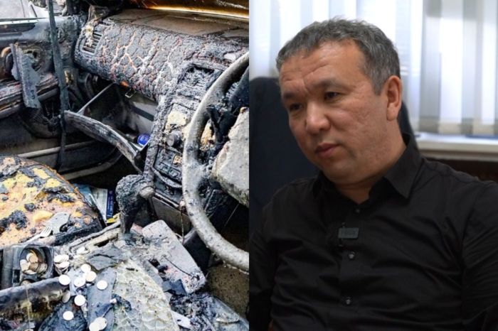 Оралда бас директордың көлігі өртенді: тергеу 11 айдан бері жүріп жатыр