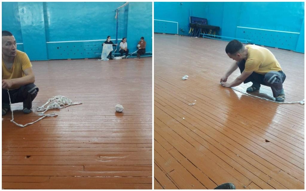 Учителей в Атырау заставили делать ремонт в школе 