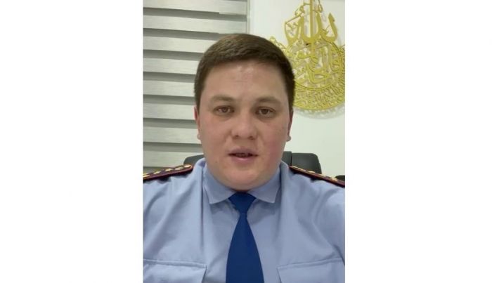 «Самого честного полицейского» Шымкента арестовали на время следствия 
