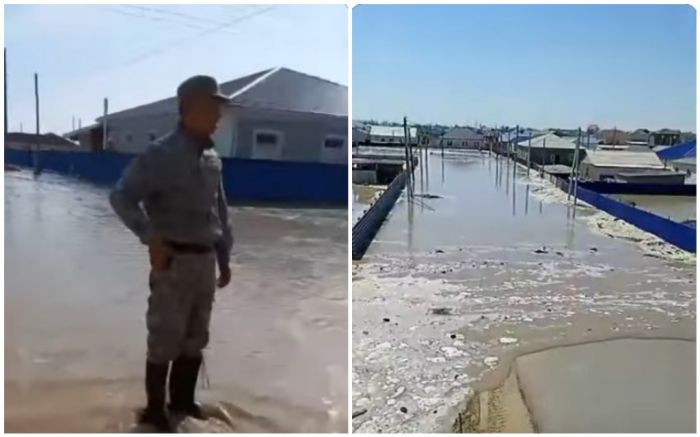Хроники потопа в Кульсары: видео