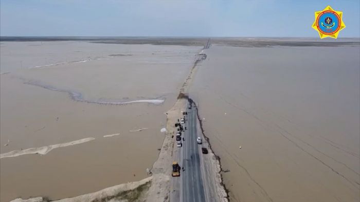 Сводка по уровню воды в реках Атырауской области за 5 апреля