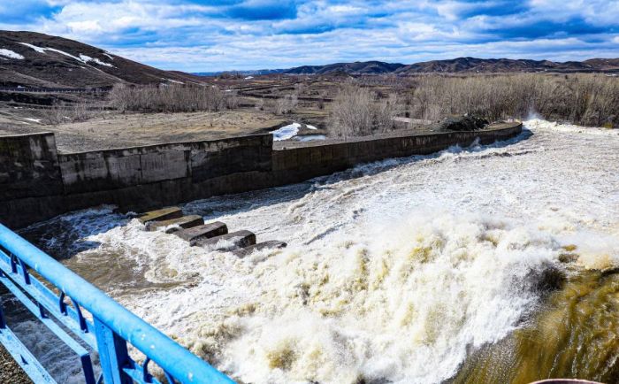 Пик притока воды в Каргалинское водохранилище пройден