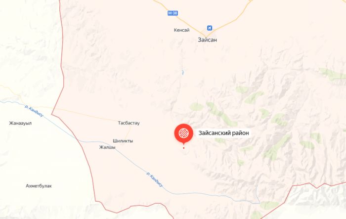 Землетрясение произошло в Зайсанском районе ВКО