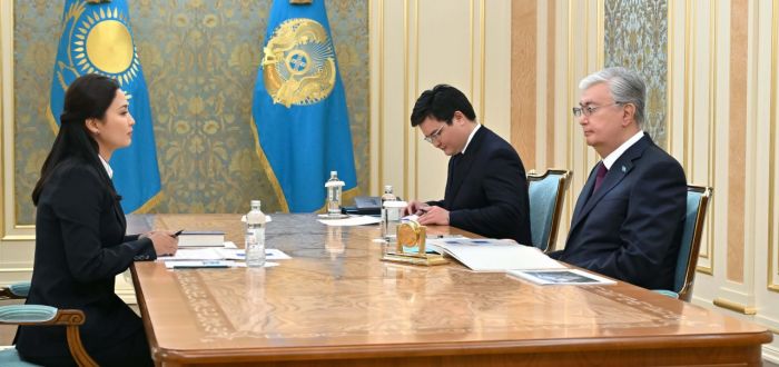 Президент принял председателя правления АО «Казпочта» 