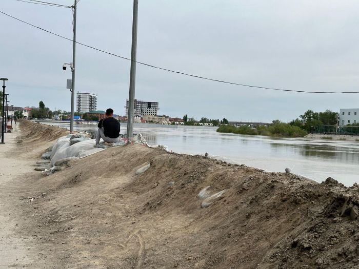 Оперативная сводка по уровню воды в Урале на 12:00