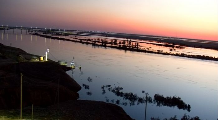 В Индерборе продолжает снижаться уровень Урала