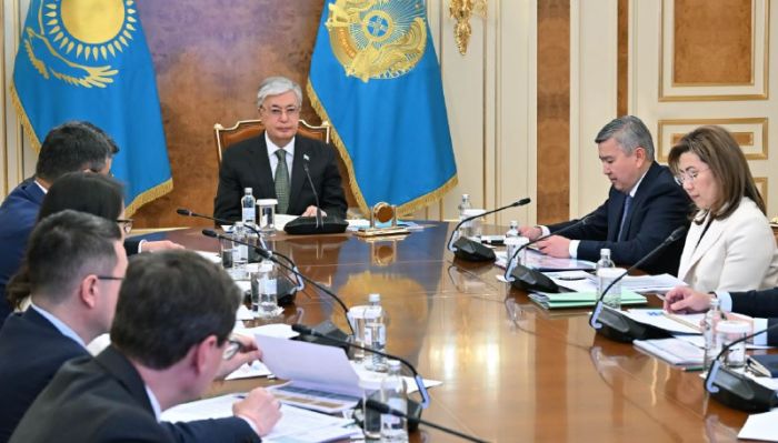Президент принял годовой отчет Национального банка Казахстана