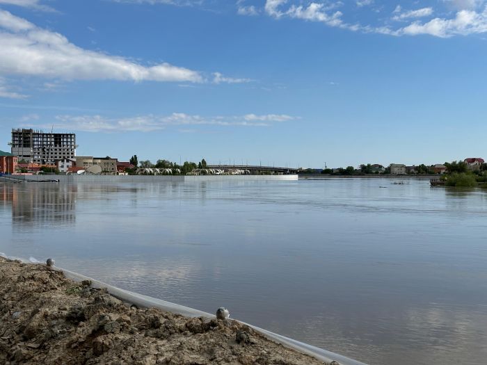 Оперативная сводка по уровню реки Урал в Атырауской  области 