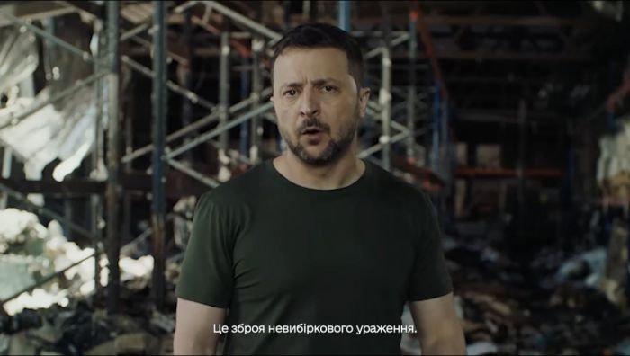 Зеленский в Харькове записал видеообращение с призывом к мировым лидерам участвовать в Саммите мира
