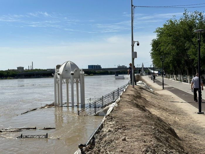 Оперативная сводка по уровню реки Урал в Атырауской  области