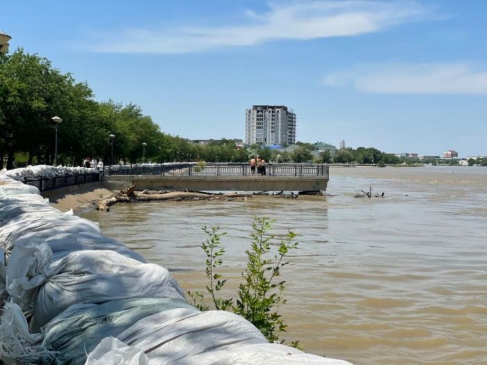 Оперативная сводка по уровню реки Урал в Атырауской  области