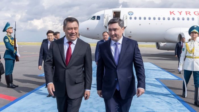 Президент Кыргызстана Садыр Жапаров прибыл в Астану