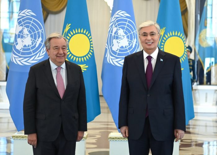 Состоялись переговоры Токаева с Генеральным секретарем ООН Антониу Гутерришем