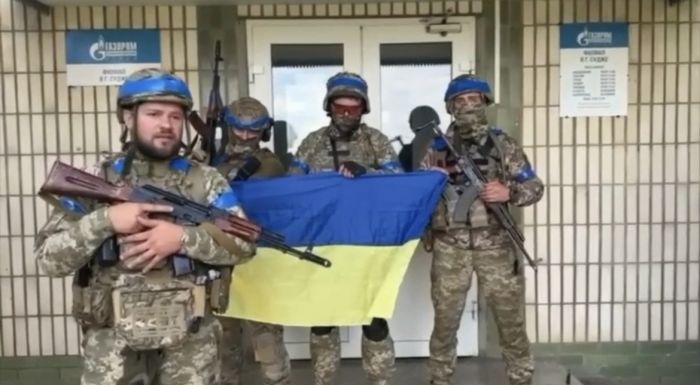 Украинские военные начали публиковать видео из Курской области