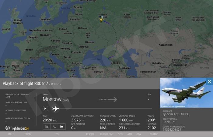  Самолеты Путина стали скрывать свое местоположение 