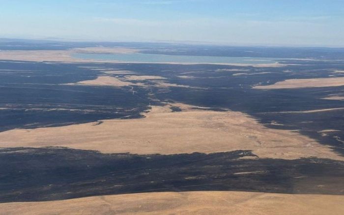 Степной пожар в Карагандинской области ликвидирован